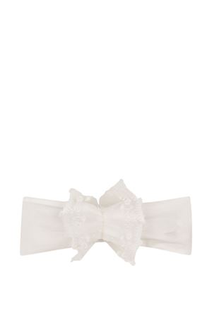 Cream lace romper and headband set CHLOÉ KIDS | C20928117